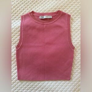 Zara pink top. Size small.